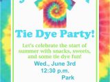 Free Printable Tie Dye Birthday Invitations Tie Dye Party Fundiy Show Off Diy Decorating and Home