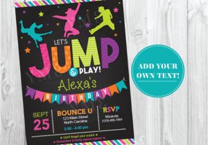 Free Printable Trampoline Birthday Party Invitations 24 Teenage Birthday Invitation Templates Psd Ai Free