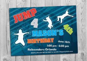 Free Printable Trampoline Birthday Party Invitations 7 Best Images Of Trampoline Birthday Party Invitations