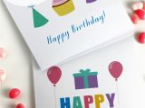 Free Printed Birthday Cards Free Printable Blank Birthday Cards Catch My Party