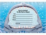 Free Shark Birthday Invitation Template Fill In Birthday Invitations Ideas Bagvania Free