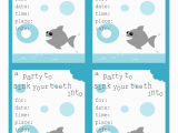 Free Shark Birthday Invitation Template Shark Birthday Invitations Printable Printable
