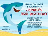 Free Shark Birthday Invitation Template Shark Birthday Party Invitations