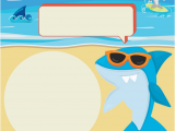 Free Shark Birthday Invitation Template Shark Printables Free Planners Game Cards and Invitation