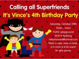 Free Superhero Birthday Invitations 8 Best Images Of Superhero Birthday Invitations Printable