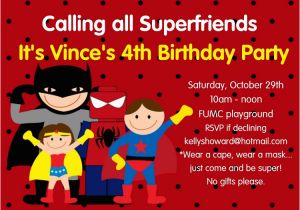 Free Superhero Birthday Invitations 8 Best Images Of Superhero Birthday Invitations Printable