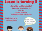 Free Superhero Birthday Invitations Birthday Invites Free Download Superhero Birthday Party