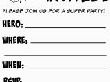 Free Superhero Birthday Invitations Free Printable Superhero Birthday Invitations Not Quite
