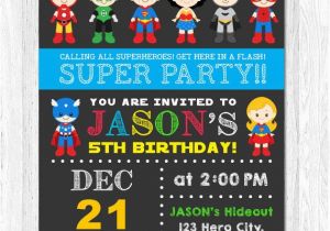 Free Superhero Birthday Invitations Superhero Birthday Invitation Superhero Boy by Kidzparty