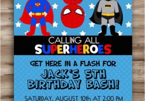 Free Superhero Birthday Invitations Superhero Birthday Invitation Superhero by Kawaiikidsdesign