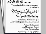 Free Surprise Birthday Party Invitations Black Damask Surprise Party Invitation Printable or Printed