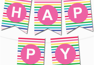 Free Templates for Happy Birthday Banners Free Printable Happy Birthday Signs Printable 360 Degree