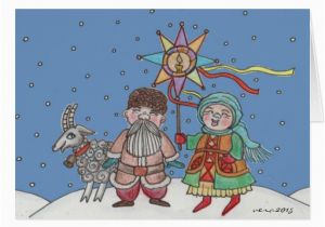 Free Ukrainian Birthday Cards Ukrainian Christmas Carollers Card Zazzle