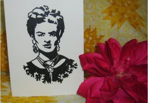 Frida Kahlo Birthday Card Frida Kahlo Greeting Card