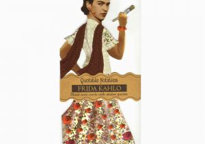 Frida Kahlo Birthday Card Frida Kahlo Quotable Notable Greeting Card with Sticker