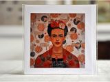 Frida Kahlo Birthday Card Homage to Frida Frida Kahlo Greeting Card with Envelope