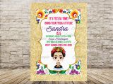 Frida Kahlo Birthday Invitations Frida Kahlo Invitation