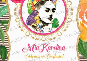 Frida Kahlo Birthday Invitations Frida Kahlo Invitations Frida Kahlo Birthday Invitations