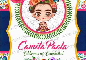 Frida Kahlo Birthday Invitations Frida Kahlo Invitations Frida Kahlo Birthday Invitations