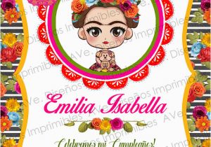 Frida Kahlo Birthday Invitations Frida Kahlo Invitations Party Frida Kahlo Birthday