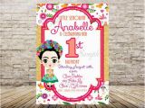 Frida Kahlo Birthday Invitations Items Similar to Frida Kahlo Invitation On Etsy