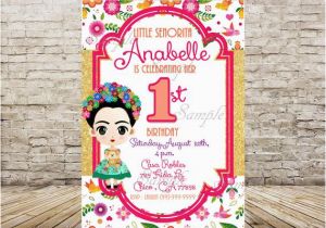 Frida Kahlo Birthday Invitations Items Similar to Frida Kahlo Invitation On Etsy