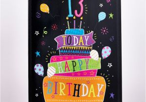Friday the 13th Birthday Cards Signature Collection Birthday Card 13th Birthday Cake