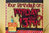 Friday the 13th Birthday Cards Unavailable Listing On Etsy