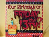 Friday the 13th Birthday Cards Unavailable Listing On Etsy