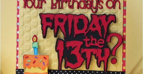 Friday the 13th Birthday Cards Unavailable Listing On Etsy
