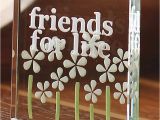 Friends Birthday Gifts for Her Spaceform Friends for Life Glass token Christmas Gift