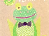 Frog Birthday Cards Free Frog 5th Birthday Card Karenza Paperie