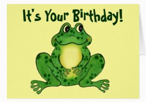 Frog Birthday Cards Free Frog Birthday Quotes Quotesgram