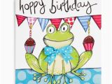 Frog Birthday Cards Free Frog Handmade Childrens Birthday Card 2 60 A Great