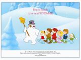 Frosty the Snowman Birthday Invitations Frosty and Photo Birthday Invitations Paperstyle