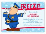 Frosty the Snowman Birthday Invitations Frosty Cop Freeze Photo Birthday Invitations Paperstyle