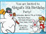Frosty the Snowman Birthday Invitations Printable Diy Christmas or Birthday Party Frosty the Snowman