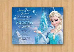 Frozen Birthday Invitations Walmart Frozen Anna Elsa Movie Birthday Party Personalized Invitation