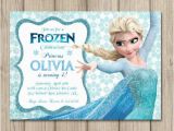 Frozen Birthday Invitations Walmart Frozen Birthday Invitation Elsa Invitation Girl Frozen