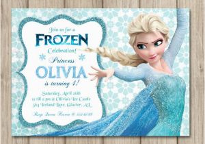 Frozen Birthday Invitations Walmart Frozen Birthday Invitation Elsa Invitation Girl Frozen