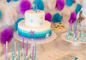 Frozen Decorations for Birthday Party Kara 39 S Party Ideas Vibrant Frozen Birthday Party Kara 39 S