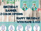 Frozen Fever Happy Birthday Banner Frozen Fever Birthday Banner Includes Name and Age