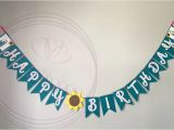 Frozen Fever Happy Birthday Banner Frozen Fever Happy Birthday Banner by Papershoppee On Etsy