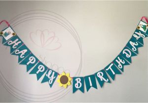 Frozen Fever Happy Birthday Banner Frozen Fever Happy Birthday Banner by Papershoppee On Etsy