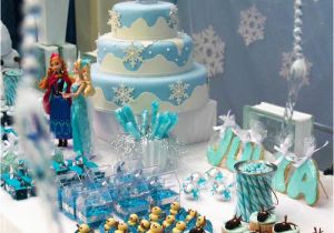 Frozen themed Birthday Decorations Kara 39 S Party Ideas Frozen themed Birthday Party Via Kara