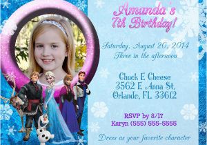 Frozen themed Birthday Invitation Cards 11 Frozen Invitation Template Free Sample Example
