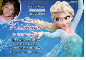 Frozen themed Birthday Invitation Cards Cu1008 Frozen Birthday Invitation Girls themed