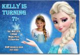 Frozen themed Birthday Invitation Cards Elsa Frozen Birthday Party Invitation Ideas Bagvania