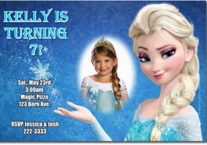 Frozen themed Birthday Invitation Cards Elsa Frozen Birthday Party Invitation Ideas Bagvania