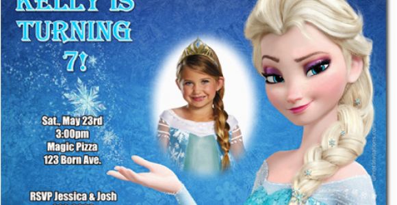 Frozen themed Birthday Invitation Cards Elsa Frozen Birthday Party Invitation Ideas Bagvania